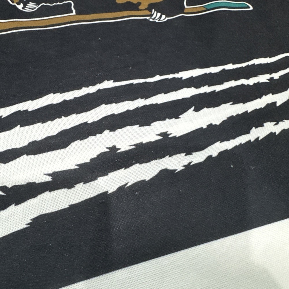 Vintage 1990s Denver Utah Grizzlies Bauer Black IHL Hockey Jersey Sz Adult L/XL - Picture 5 of 9